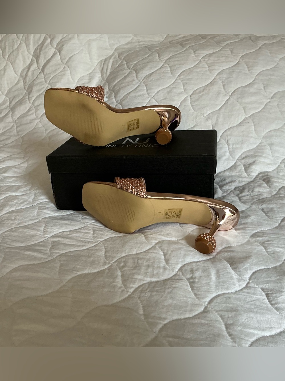 Ninety Union | Sassy Rhinestone Slip On Sandals - Picture 4 of 7